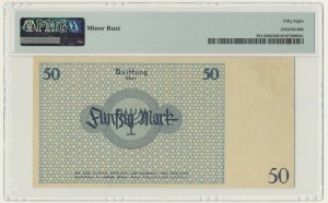 50 Mark 1940 - no. 1 - PMG 58