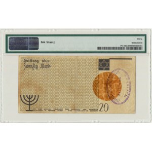 20 marek 1940 - num.1 ze znakiem wodnym - PMG 30 - RZADKI