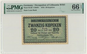 Posen, 20 Kopecks 1916 - PMG 66 EPQ