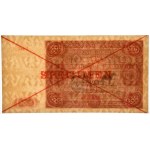 100 złotych 1947 - SPECIMEN - A 1234567 - PMG 66 EPQ