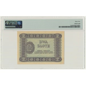 2 złote 1925 - D - PMG 64 - RZADKOŚĆ
