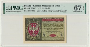 1/2 marki 1916 Generał - PMG 67 EPQ