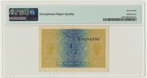 1/2 marki 1916 Generał - PMG 67 EPQ