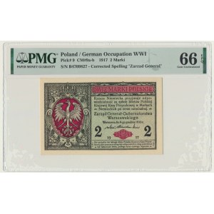 2 marki 1916 - Generał - B - PMG 66 EPQ