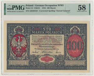 100 marek 1916 - Generał - PMG 58