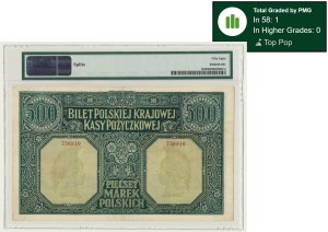 500 marks 1919 - Direction - PMG 58 - BEAUTÉ - TOP POP