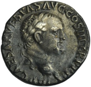Roman Imperial, Vespasian, Denarius