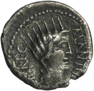 Roman Republic, Marcus Antonius, Denarius 42 BC