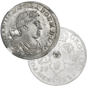 John III Sobieski, 6 Groschen Bromberg 1679 - NGC MS62