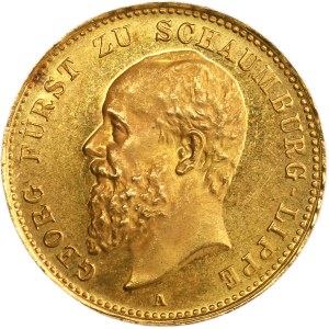 Germany, Schaumburg-Lippe, Georg II, 20 Mark 1898 - FORGERY