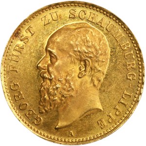 Allemagne, Schaumburg-Lippe, George II, 20 Marks 1898 - FAUX
