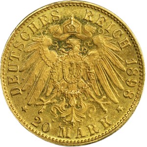 Germany, Schaumburg-Lippe, Georg II, 20 Mark 1898 - FORGERY