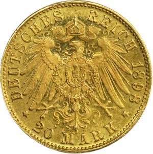 Allemagne, Schaumburg-Lippe, George II, 20 Marks 1898 - FAUX