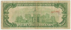 États-Unis, Certificat en or, 100 $ 1928 - Woods & Mellon - RARE