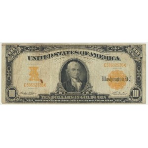 USA, Gold Certificate, 10 dolarów 1907 - Teehee & Burke -