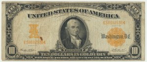 USA, Gold Certificate, 10 Dollars 1907 - Teehee & Burke -