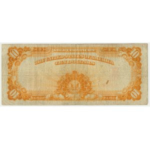 USA, Gold Certificate, 10 dolarów 1907 - Teehee & Burke -