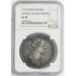 Russia, Peter I, Moscow Rouble 1723 - NGC VF30 - RARE