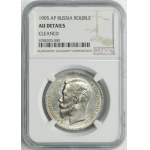 Russia, Nicholas II, Rouble 1905 AP - NGC AU DETAILS - RARE