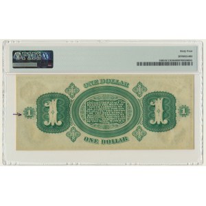 USA, Confederate States America, Karolina Południowa, 1 dolar 1872 - PMG 64