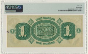 États-Unis d'Amérique, États confédérés d'Amérique, Caroline du Sud, 1 $ 1872 - PMG 64