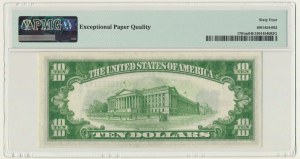 États-Unis, Certificat en argent, 10 $ 1934 - Julian & Morgenthau - PMG 64 EPQ