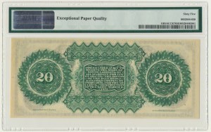 USA, Confederate States America, South Carolina, 20 Dollars 1872 - PMG 65 EPQ