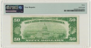 États-Unis, Certificat en or, 50 $ 1928 - Woods & Mellon - PMG 30
