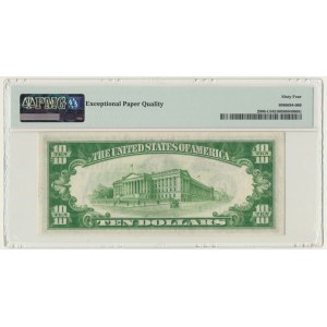 USA, Green Seal, Filadelfia, 10 dolarów 1934 - Julian & Morgenthau - PMG 64 EPQ