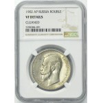 Russia, Nicholas II, Rouble Petersburg 1902 AP - NGC VF DETAILS