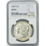 USA, 1 Dollar San Francisco 1892 S - Morgan - NGC AU53