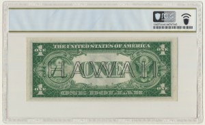 USA, Brown Seal Hawaii Silver Certificate, 1 Dollar 1935 - Julian & Morgenthau - PCGS 61 PPQ