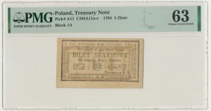 4 gold 1794 (1)(A) - PMG 63 - first series