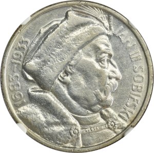 Sobieski, 10 gold 1933 - NGC AU DETAILS