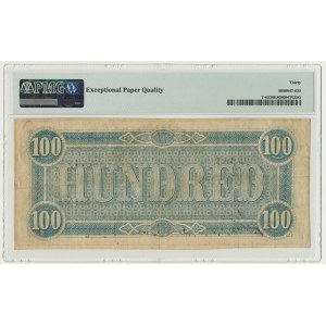 USA, Confederate States America, Richmond, 100 dolarów 1864 - PMG 30 EPQ