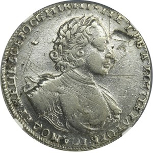 Russia, Peter I, Rouble Moscow 1722 - NGC VF DETAILS