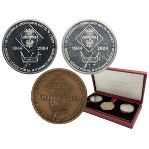Set, Lodz Ghetto, PTN Lodz Medals (3 pcs.)
