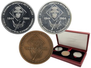 Set, Lodz Ghetto, PTN Lodz Medals (3 pcs.)