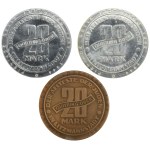 Set, Lodz Ghetto, PTN Lodz Medals (3 pcs.)