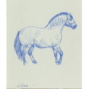 Ludwik MACIĄG (1920-2007), Sketch of a horse - Lebanon