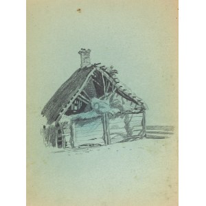 Ludwik MACIĄG (1920-2007), Skizze eines alten Landhauses