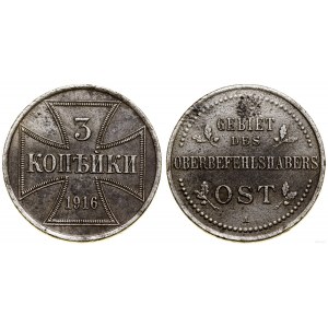 Polen, 3 Kopeken, 1916 A, Berlin