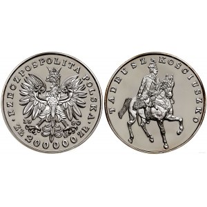 Polska, 200.000 złotych, 1990, Solidarity Mint (USA)