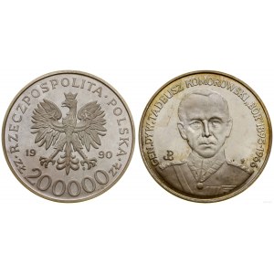 Poľsko, 200 000 PLN, 1990, Varšava