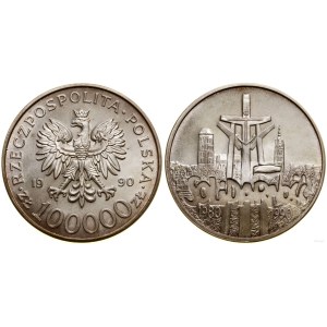 Poľsko, 100 000 PLN, 1990, USA