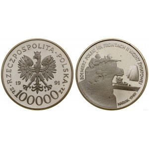 Polsko, 100 000 PLN, 1991, Varšava