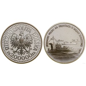 Polsko, 200 000 PLN, 1992, Varšava
