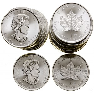 Canada, set: $25 x $5, 2020, Ottawa