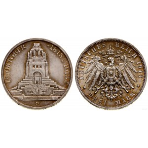 Deutschland, 3 Mark, 1913 E, Muldenhütten