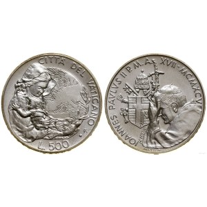 Watykan (Państwo Kościelne), 500 lirów, 1995 R, Rzym